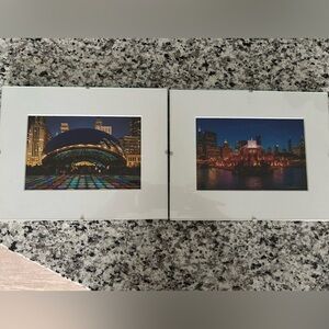 X2 Chicago Prints Framed